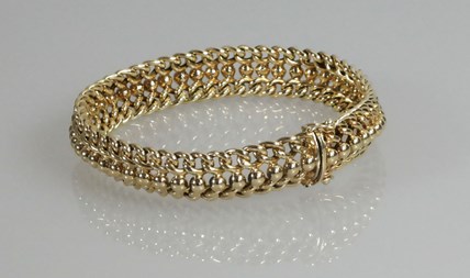 Gouden dames armband
