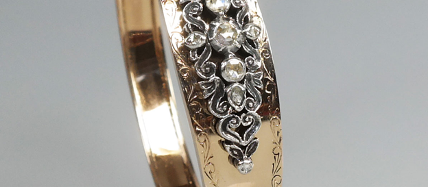 Gouden armband met diamant