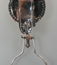 Antieke 18e-eeuw zilveren sleutelhanger