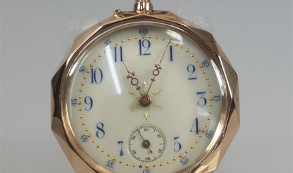 Antiek gouden heren zakhorloge